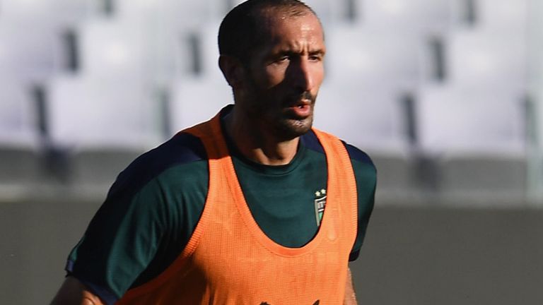 Giorgio Chiellini will now start Italy's match against the Netherlands - live on Sky Sports