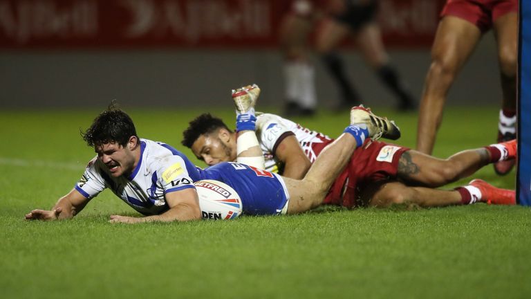 James Bentley was among the try-scorers for St Helens against Wigan