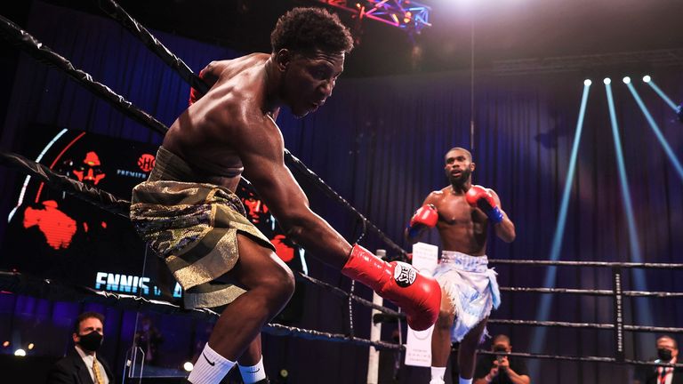 He then sealed his latest stoppage in the sixth round