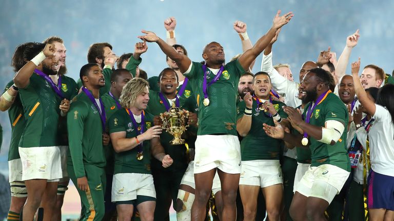 South Africa lifted the World Cup after beating England in the final last year