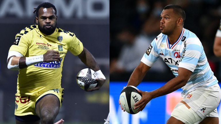 With the likes of Alvereti Raka (left) and Kurtley Beale (right) on display, Saturday's Clermont vs Racing 92 clash is too close to call
