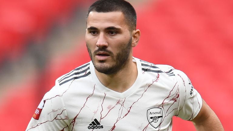 Kolasinac played in Arsenal's Community Shield victory over Liverpool