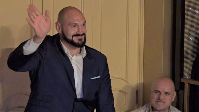 Tyson Fury was watching Burton's battle with Bolotniks