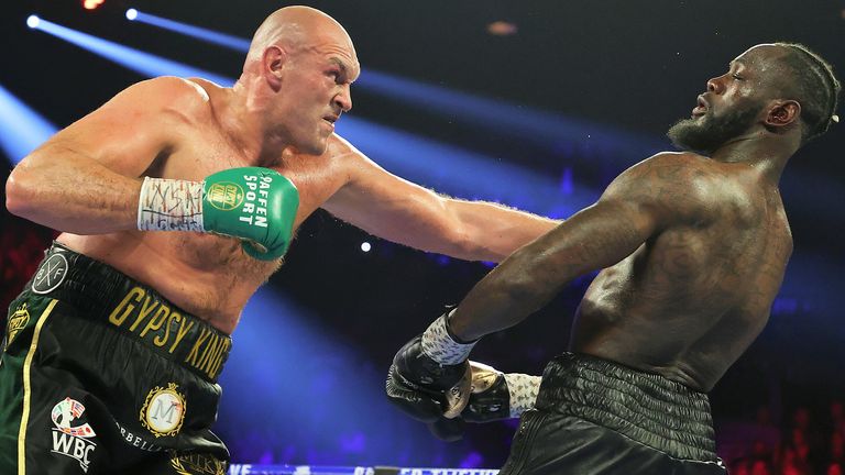 Fury stopped Wilder in the seventh round to claim the WBC heavyweight title
