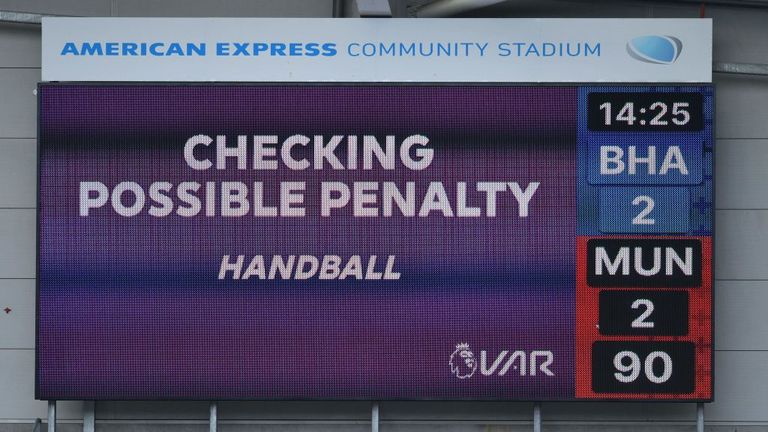 Confirmation of the dramatic late revision of the VAR in the Amex stadium