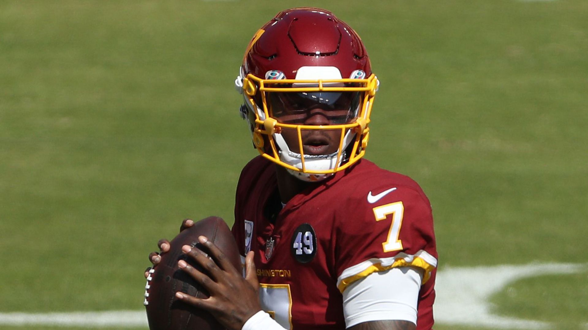 Panthers interested in ex-Washington QB Haskins