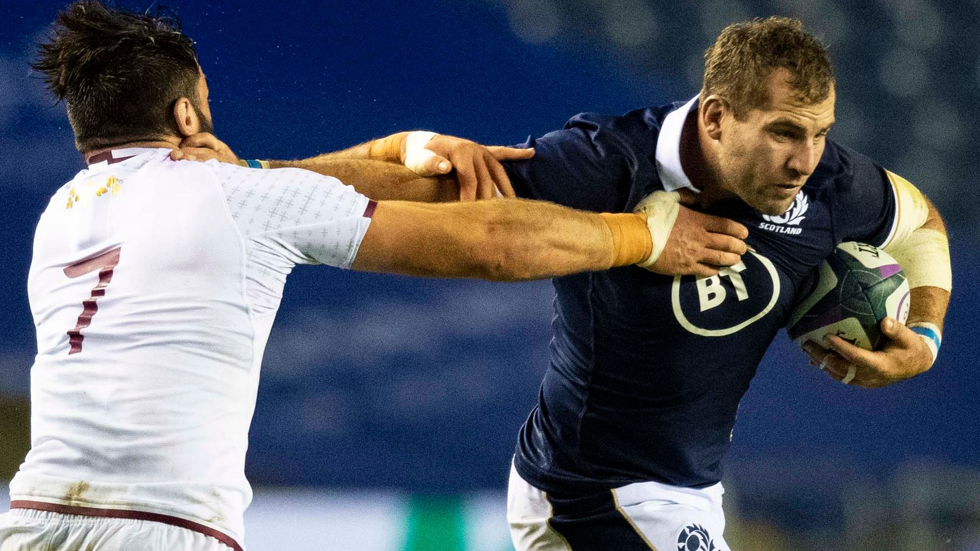 Brown leads Scotland to big win over Georgia
