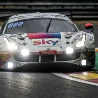 Sky Tempesta Racing battled the elements to finish second in class at 24 Hours of Spa