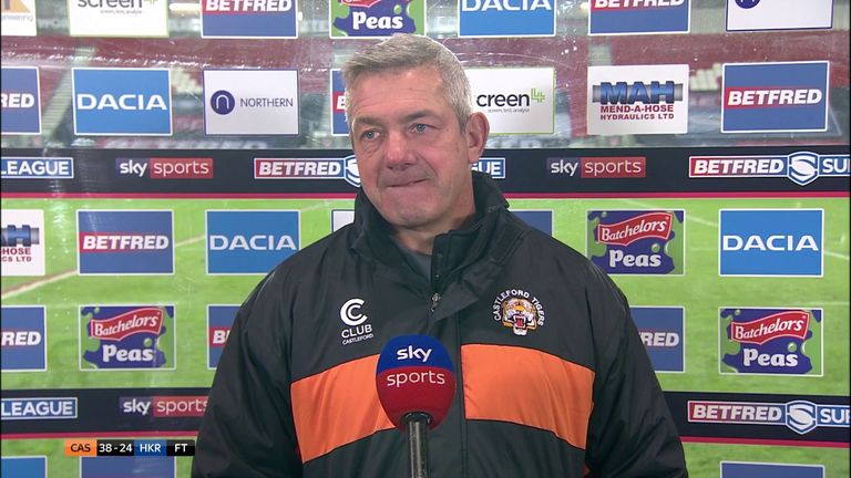 Daryl Powell just felt that 'Castleford need to win today' after putting themselves under pressure against Hull KR.