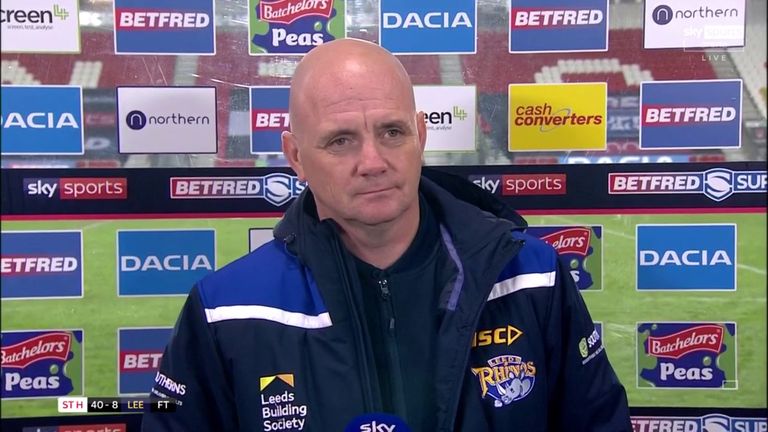 Rhinos boss Richard Agar thinks the heavy loss to St Helens will be a good learning experience for his young players