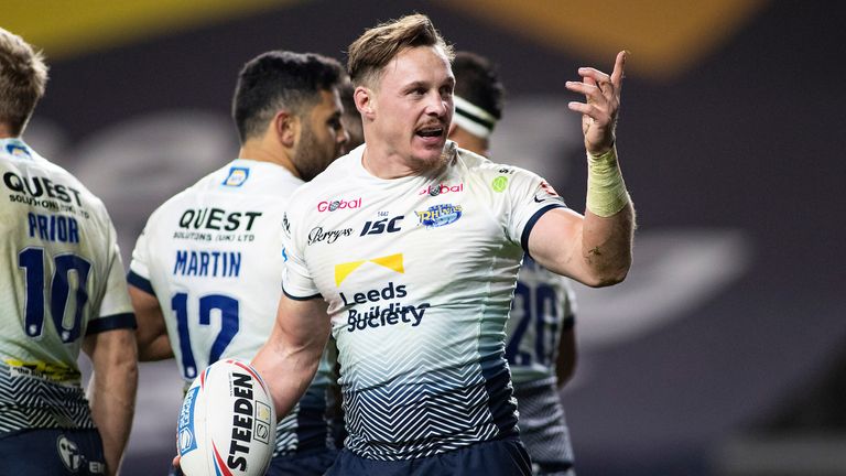 James Donaldson scored a crucial second-half try for Leeds 