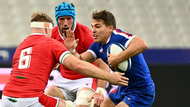 Outstanding scrum-half Antoine Dupont scored twice and was fantastic throughout the game