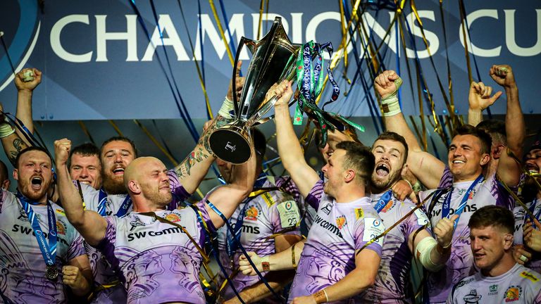 Exeter will begin their European Cup title defence at home to Glasgow Warriors 