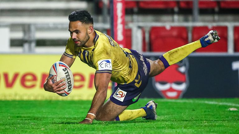 Bevan French scored a superb try for Wigan after a searing run 