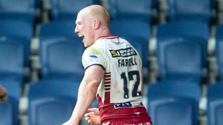 Liam Farrell pinched the points for Wigan late on against Warrington 