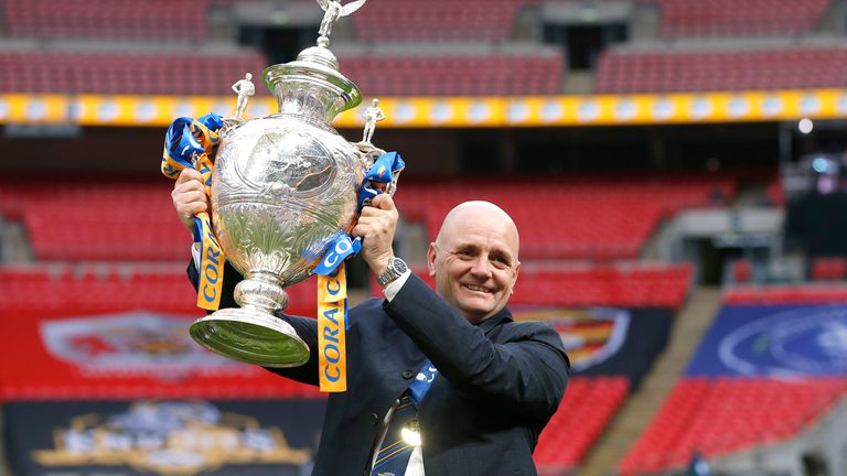 Richard Agar guided Leeds to the Challenge Cup in 2020