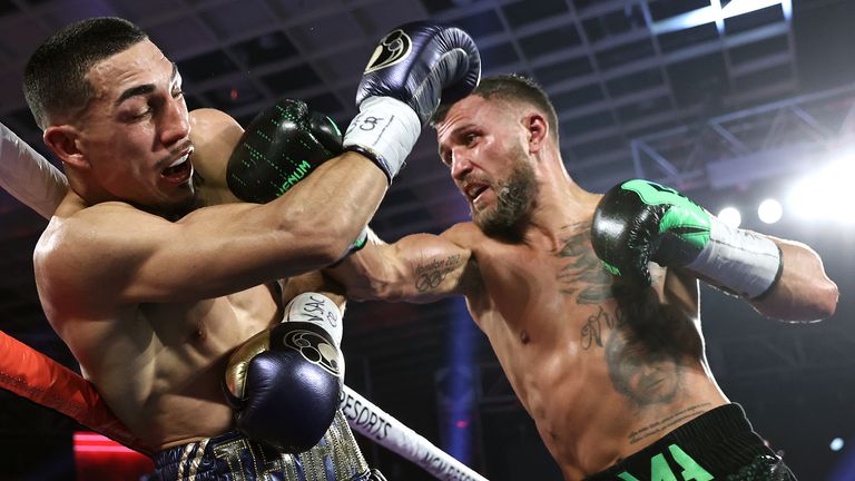 Lomachenko was put down by the mighty Lopez