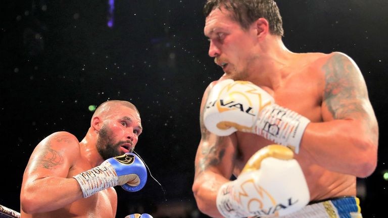 But Usyk ended the fight in the eighth round