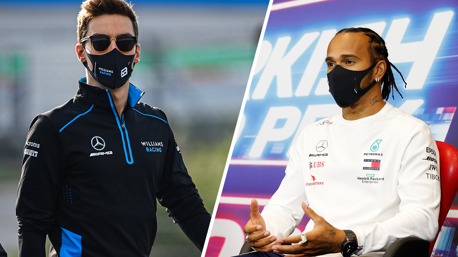 Lewis Hamilton on message to Russell and why he is a 'potential