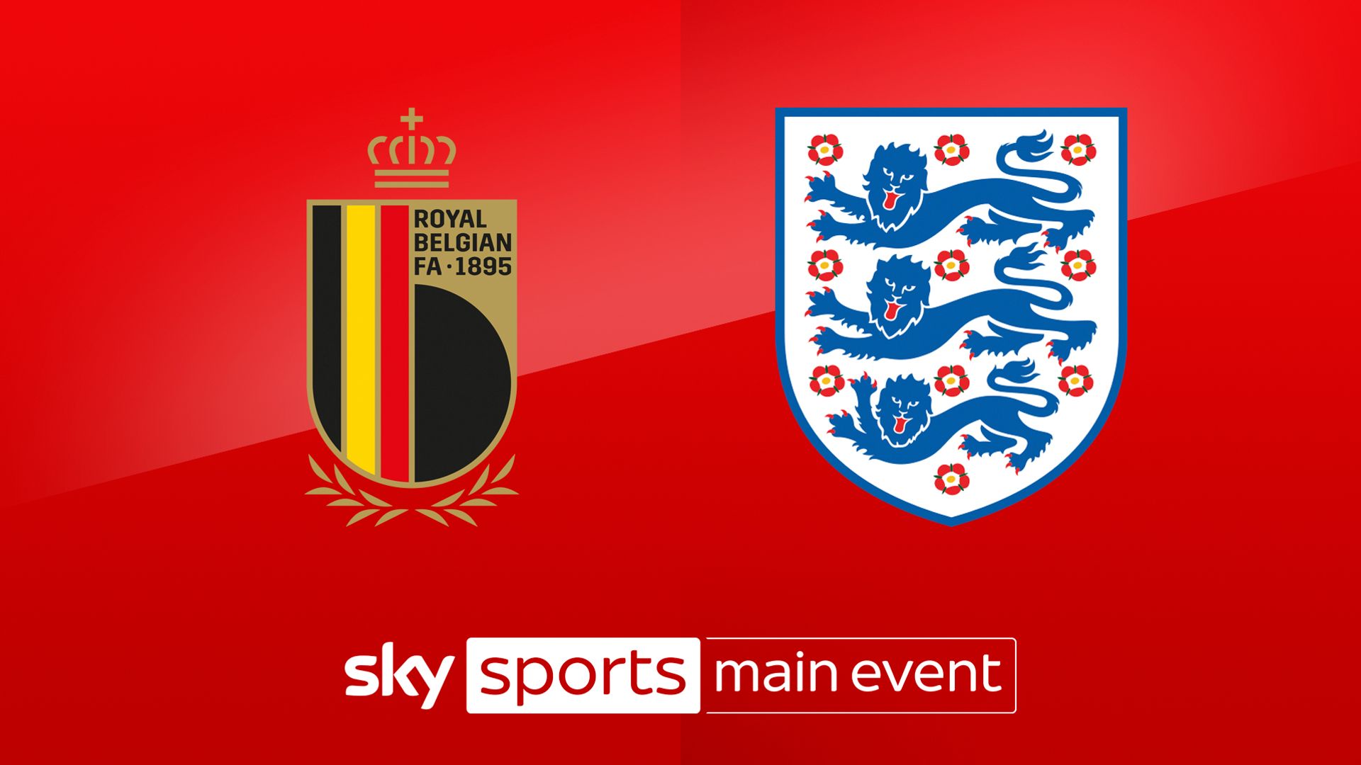 Belgium vs England build-up LIVE!