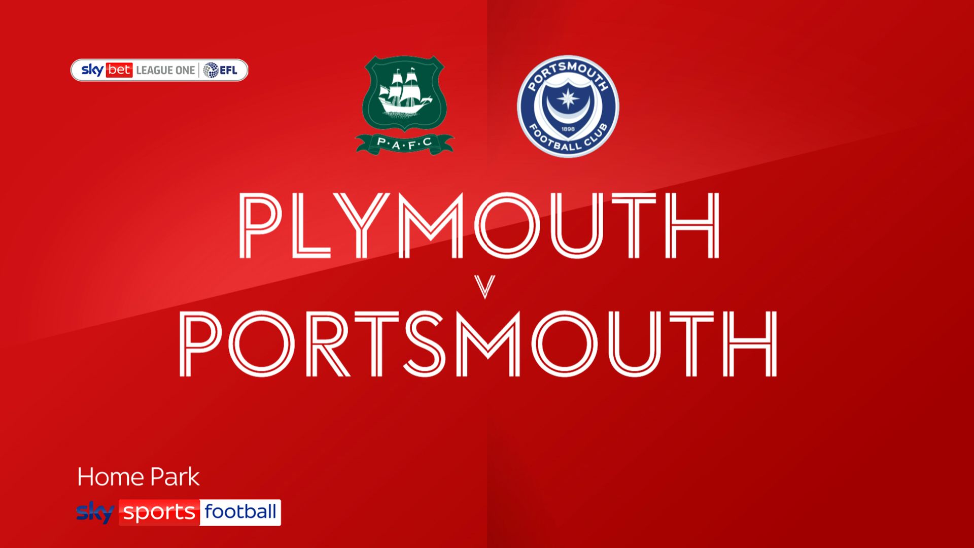 Plymouth pick up point at home to Portsmouth