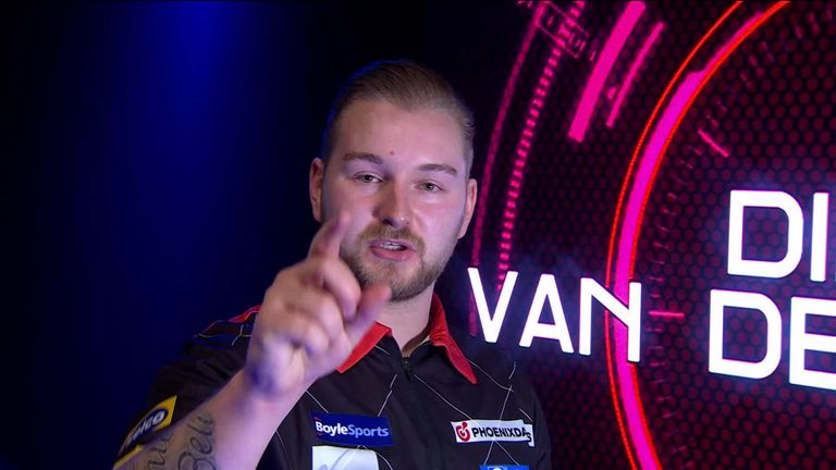 Dimitri Van den Bergh said that himself and Nathan Aspinall are the future of darts after a 16-15 win to reach the semi-finals