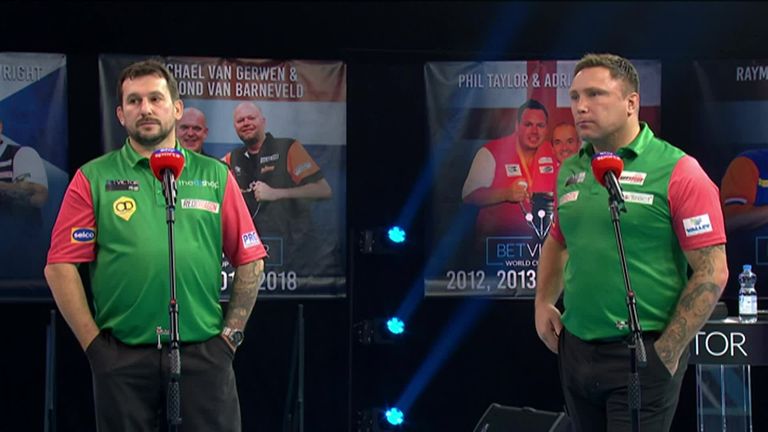 Gerwyn Price and Jonny Clayton dug deep to claim victory over Australia
