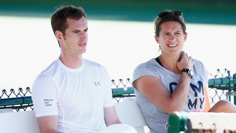 Andy Murray and Amelie Mauresmo had a two-year period together as player and coach