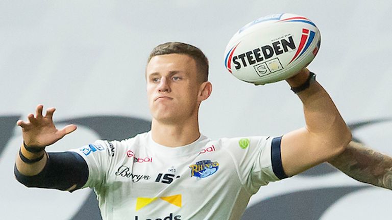 Ash Handley captained Leeds in their tight victory at Wakefield on Sunday 