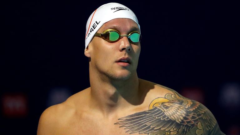 American swimmer Caeleb Dressel also set a new world record in the 100m individual medley