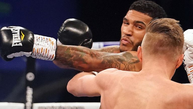 Benn searched for the stoppage but Formella held on