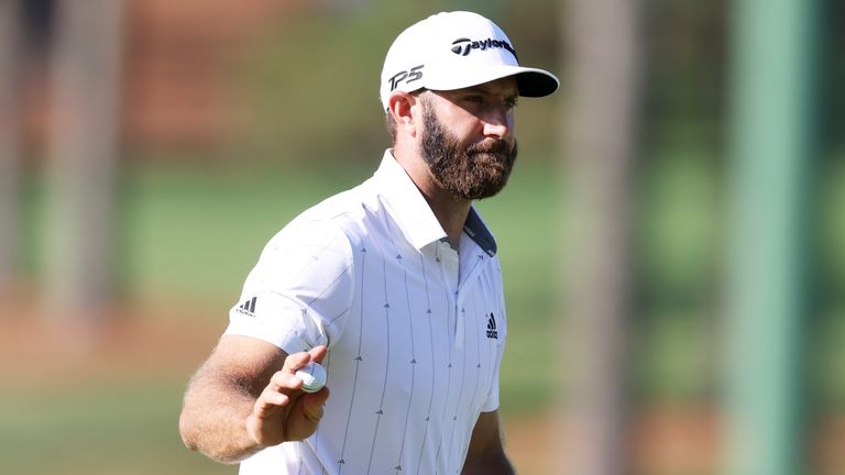 Dustin Johnson fired a superb third round 65 to clinch a four-shot lead