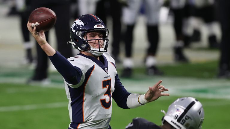 Drew Lock will miss the clash with the New Orleans Saints
