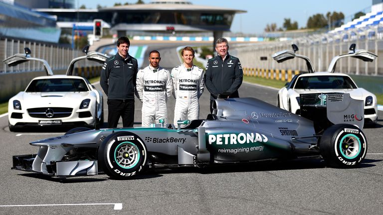 He was reunited with childhood friend Nico Rosberg at Mercedes in 2013