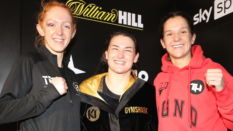 Rachel Ball, Katie Taylor, Terri Harper won on an historic night