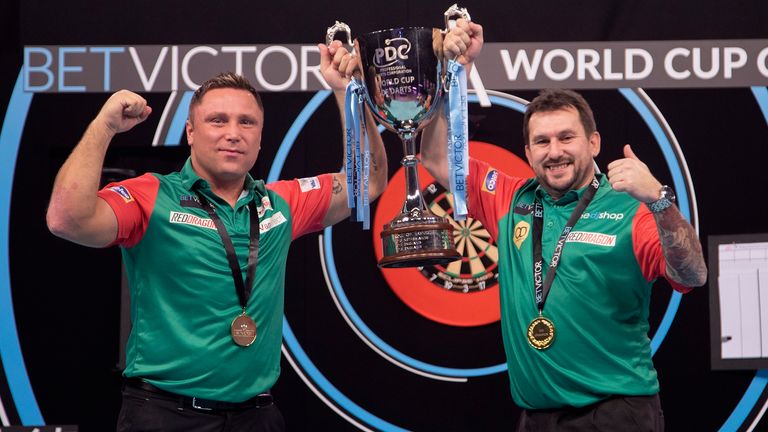 Price and Clayton defeated England's pairing of Rob Cross and Michael Smith to prevail in last year's edition