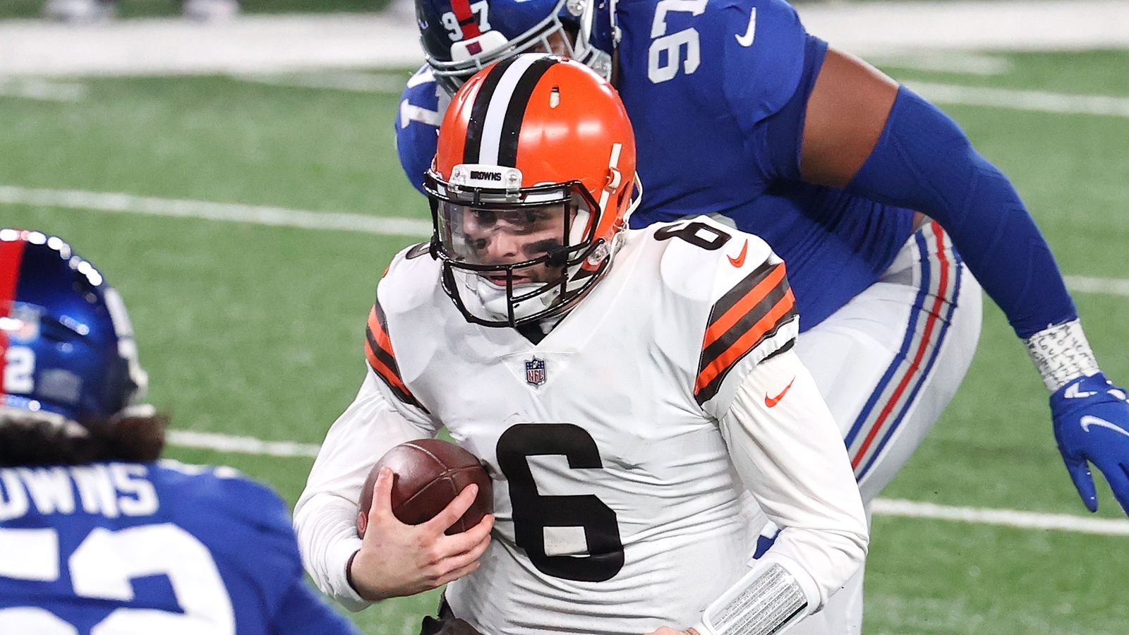 Baker Mayfield Cleveland Browns Game-Used #6 White Pants from the 2020 NFL  Season