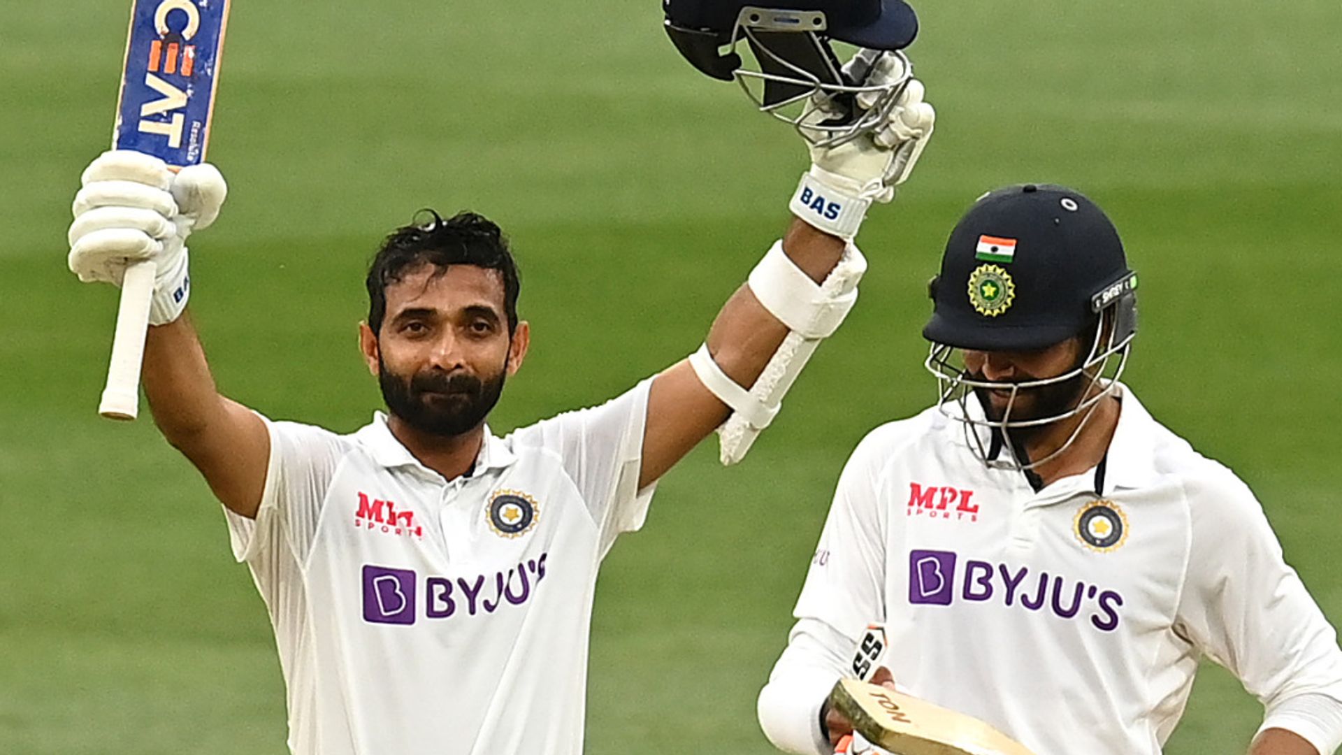 India build lead over Aussies with Rahane ton