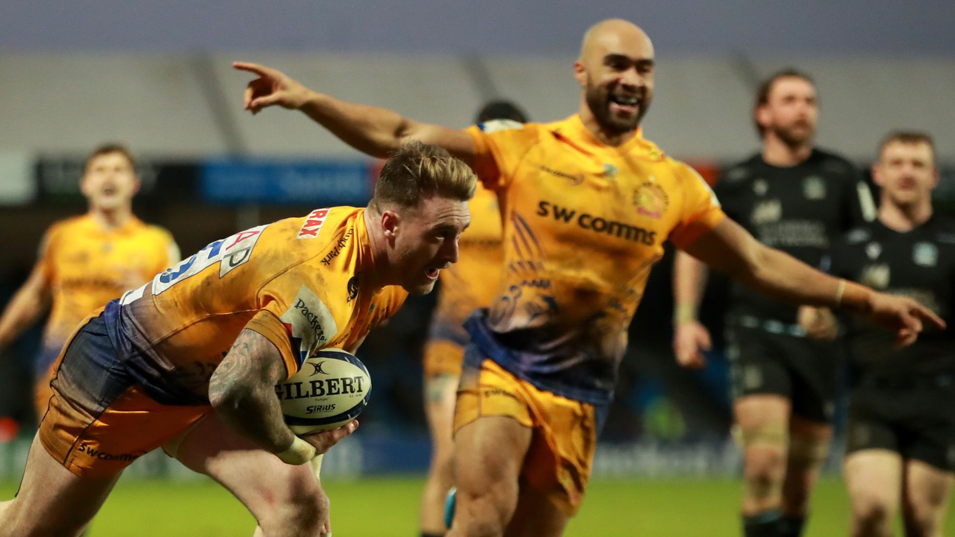 Exeter crush scoreless Glasgow to kick start European defence