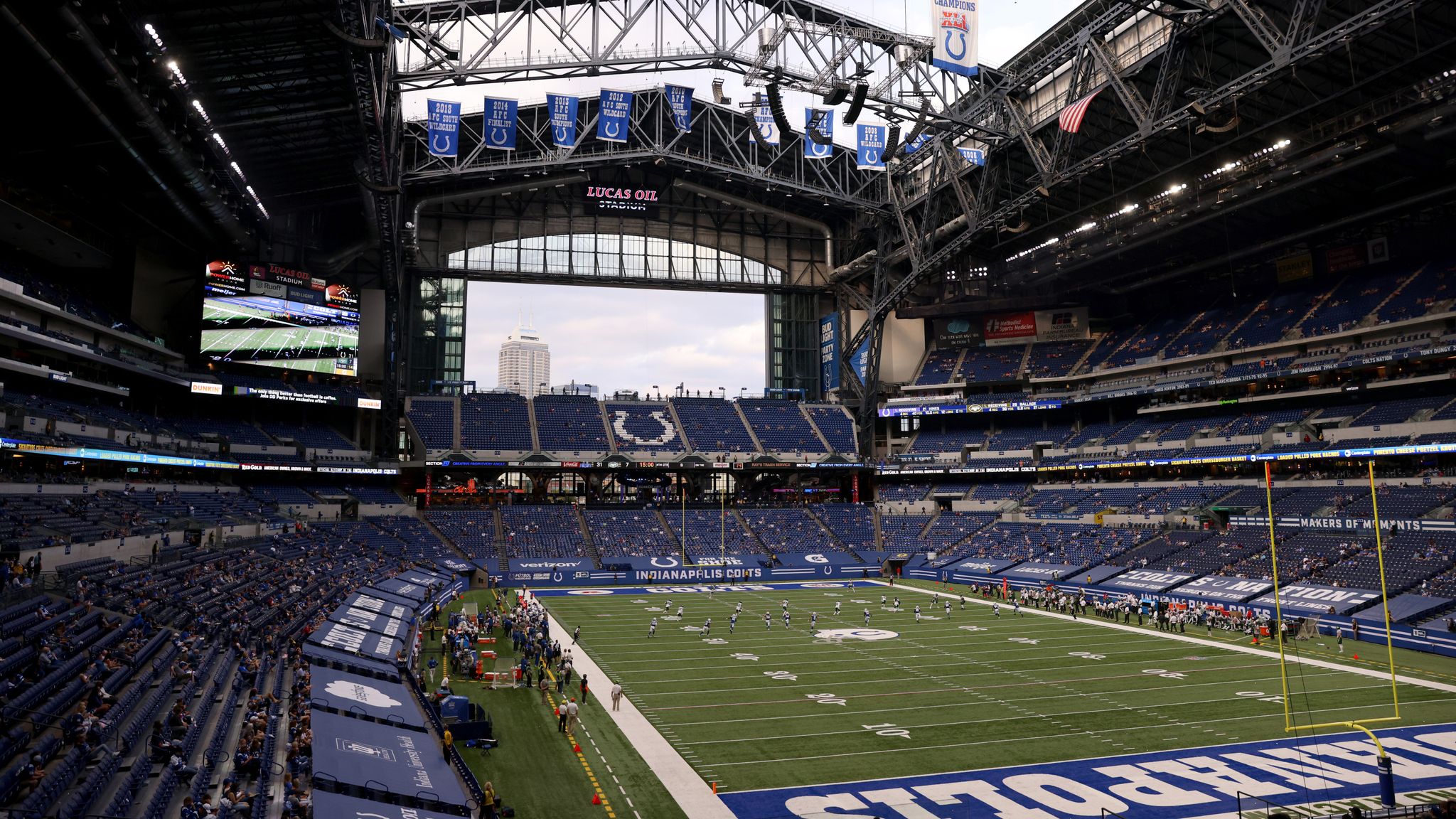 Colts to host up to 2,500 fans at Lucas Oil Stadium for home