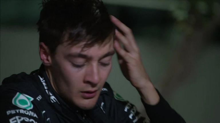 George Russell was left bitterly disappointed after failing to win for the first time in Formula 1 with Mercedes