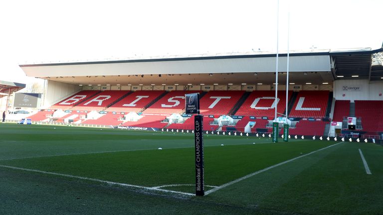 Bristol's first return to European Cup rugby for 12 years was played behind closed doors, as the city remains in Tier 3 