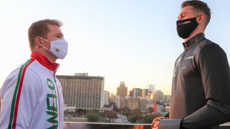 The WBA and WBC super-middleweight titles were at stake