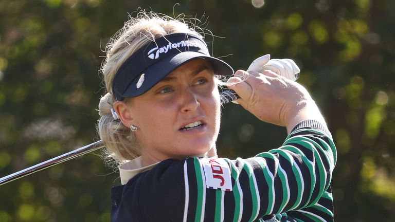 Charley Hull is just two off the lead