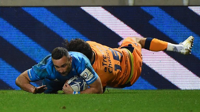 Dave Kearney notched Leinster's third of a positive first half 
