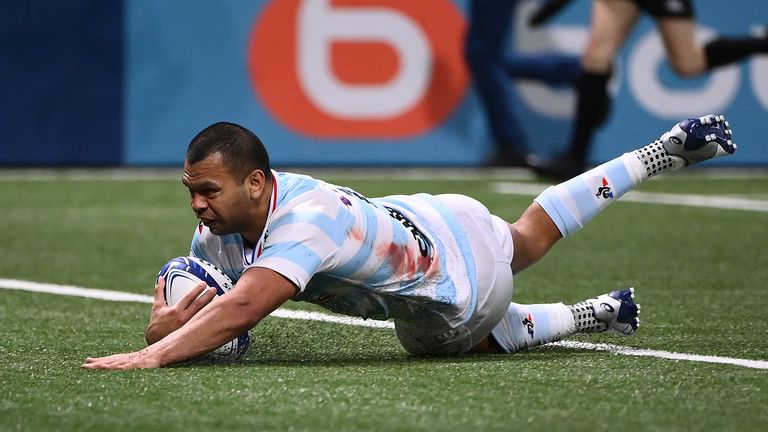 Kurtley Beale was among the try scorers as Racing 92 raced out to an early lead, but had to hold on in the end against Connacht 