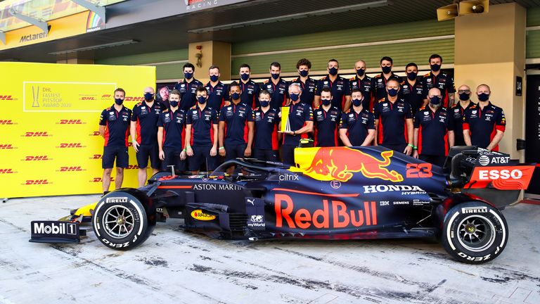 Lewis Hamilton and Red Bull win DHL 'Fastest Awards' for F1 2020 ...