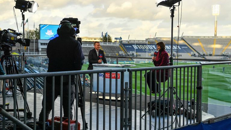 Sky Sports has been broadcasting from empty stadia