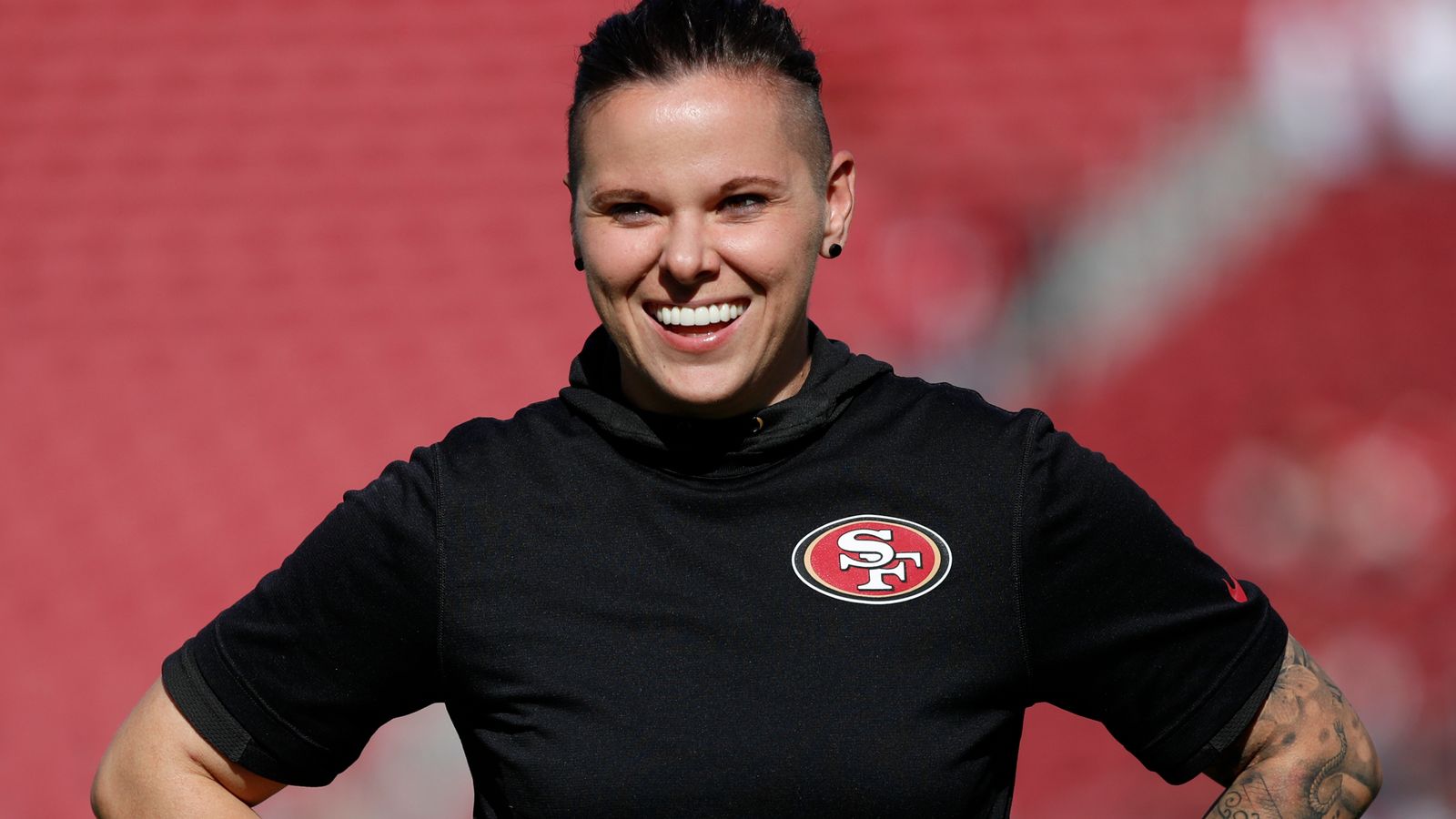 Katie Sowers: Former San Francisco 49ers coach wants to be 'change-maker' for women in the NFL