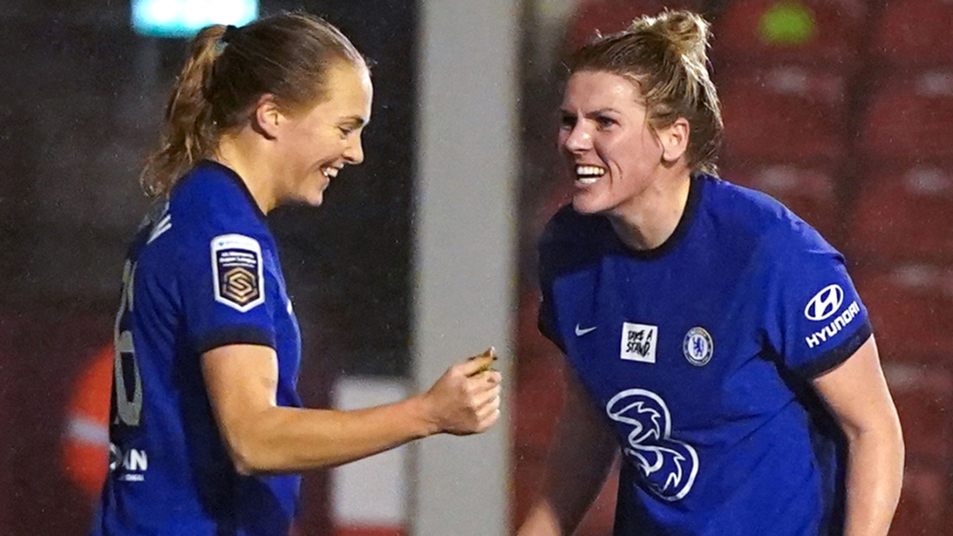Chelsea set unbeaten WSL record with Villa win